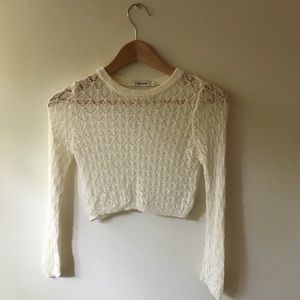 Lacey white crop shirt Farrow S from Need Supply